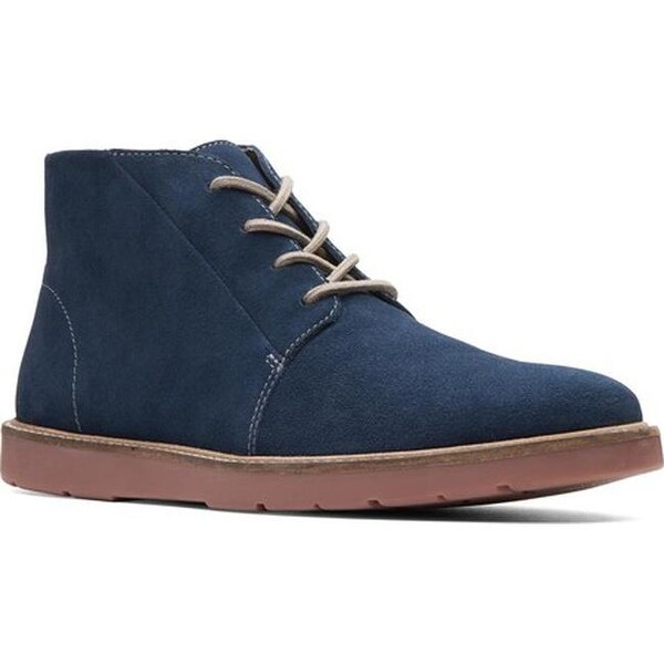 Grandin Mid Ankle Boot Navy Suede 