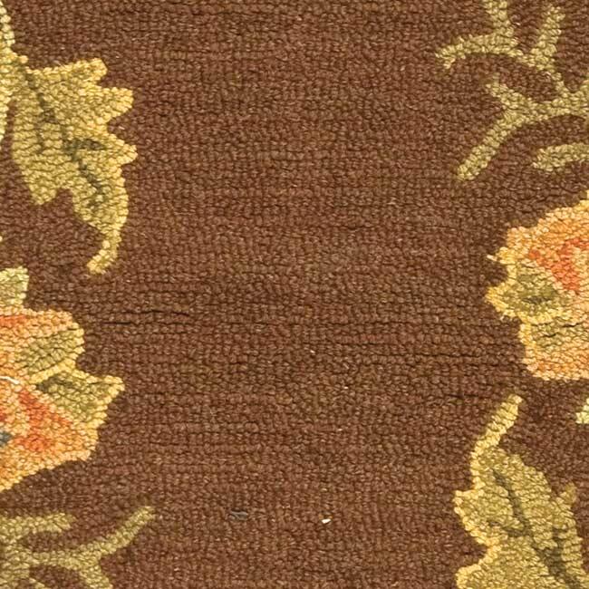 SAFAVIEH Handmade Berkeley Delphine Botanical Wool Rug