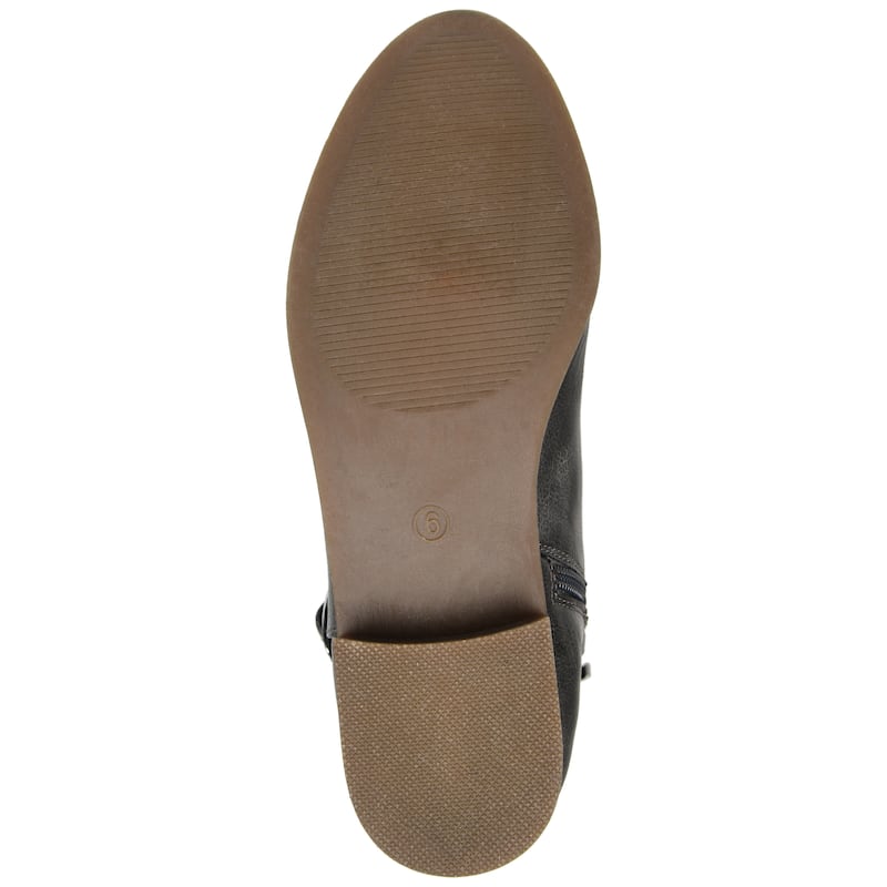 Journee Collection Women's Ivie Stacked Heel Riding Boots