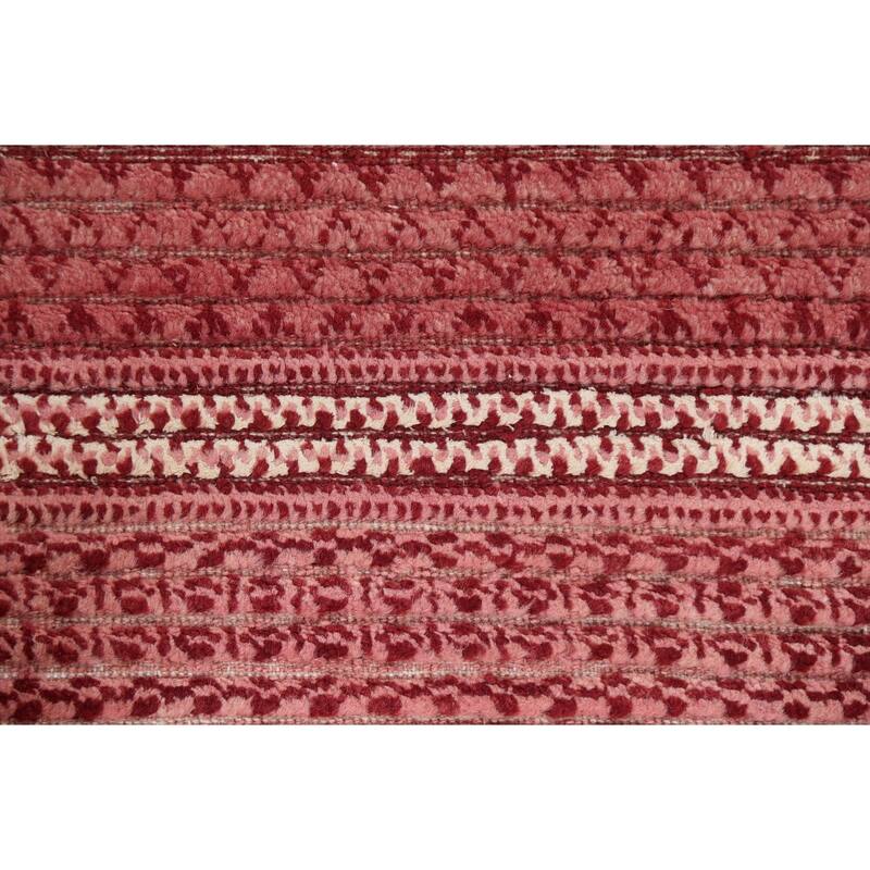 Geometric Oriental Gabbeh Kashkoli Area Rug Wool Hand-knotted Carpet - 3'2" x 4'9"