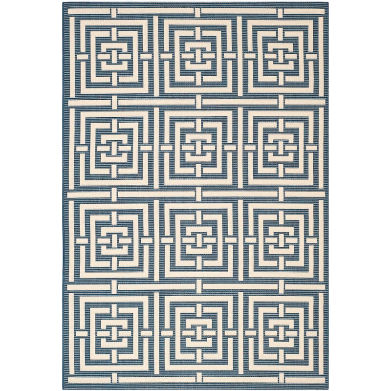 SAFAVIEH Courtyard Ginger Indoor/ Outdoor Waterproof Patio Backyard Rug