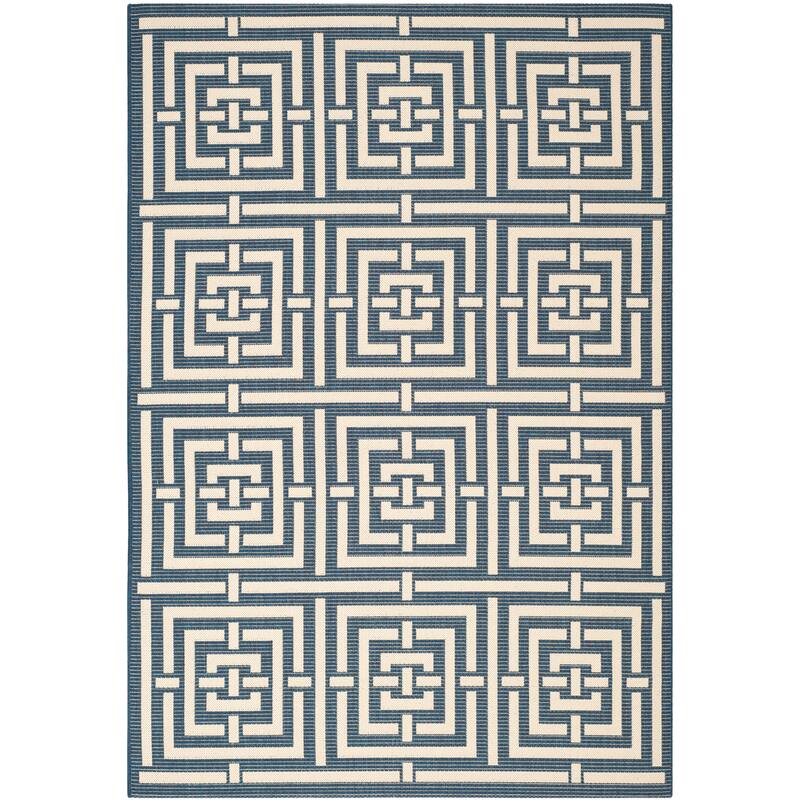 SAFAVIEH Courtyard Ginger Indoor/ Outdoor Waterproof Patio Backyard Rug