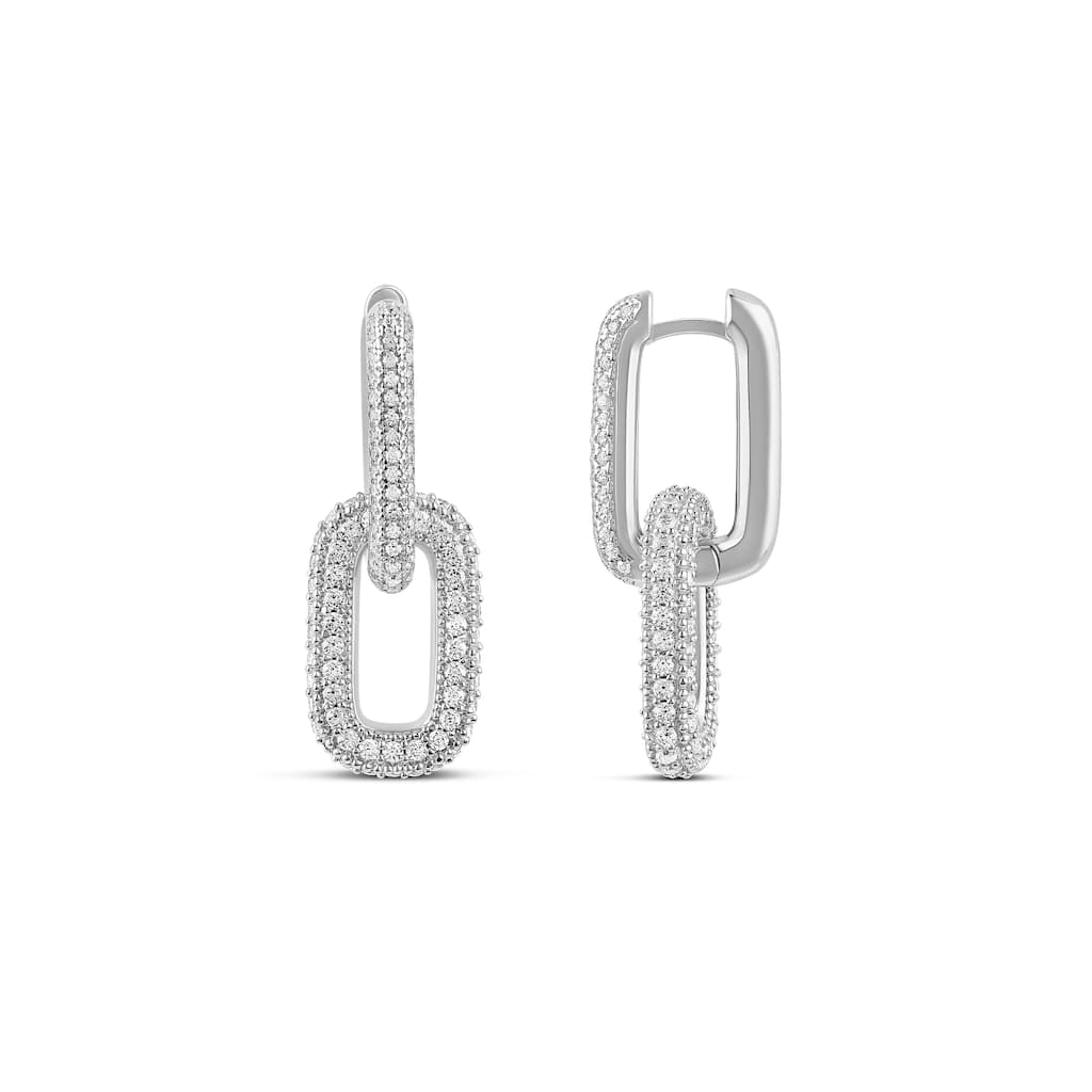 SHYMI Removable Link Pave Earrings