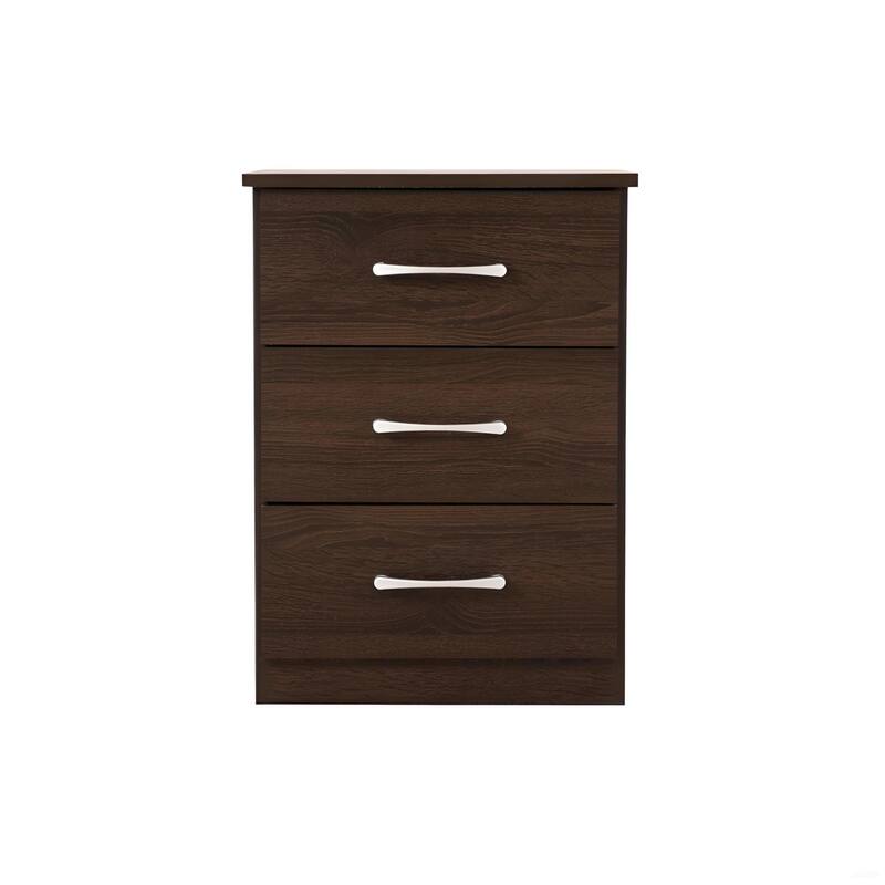Modern Wenge Nightstand with Convenient Drawer Storage