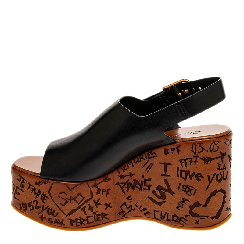 Chloe Maxime Wedge Sandals