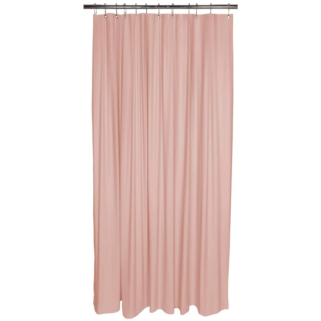 Bath Bliss Heavy Grommet Pink Shower Liner