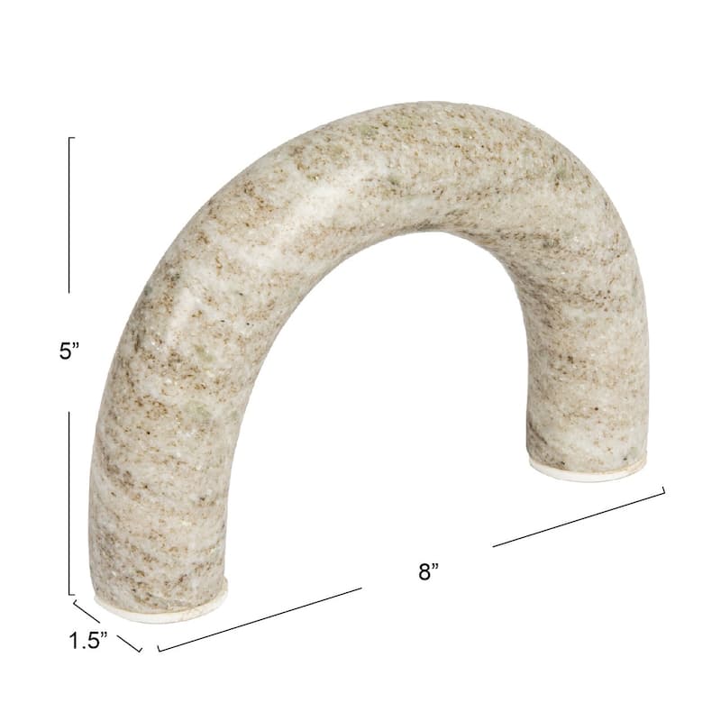 Marble Arch Tabletop Shelf Decor - 8.0"L x 5.0"W x 1.5"H