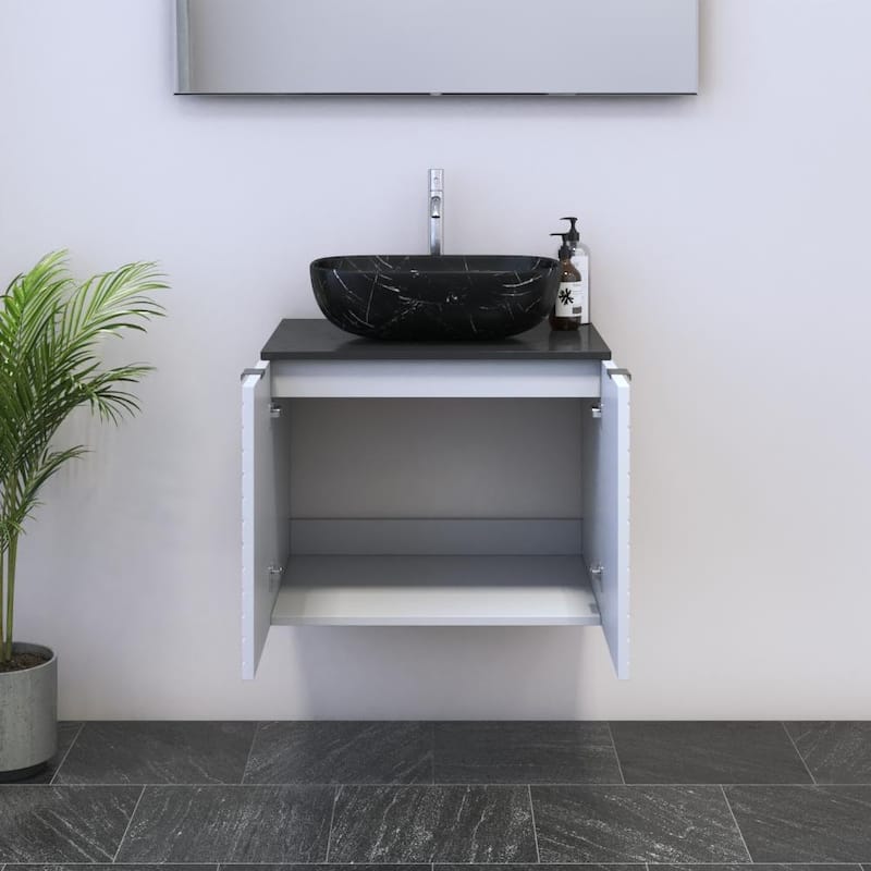 Capri 2D 60 Floating Bathroom Vanity (24" Width)