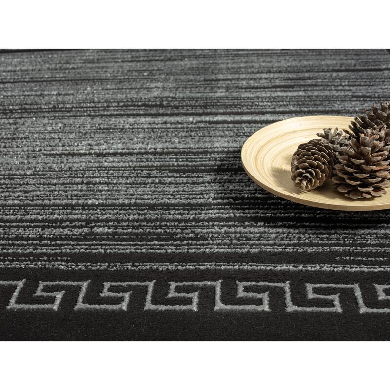 Ksamil Collection Abstract Border Area Rug