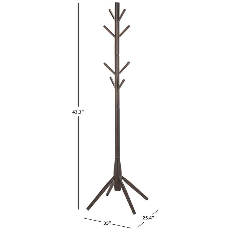 SAFAVIEH Home Sergius Coat Stand - 18"W x 18"D x 71"H