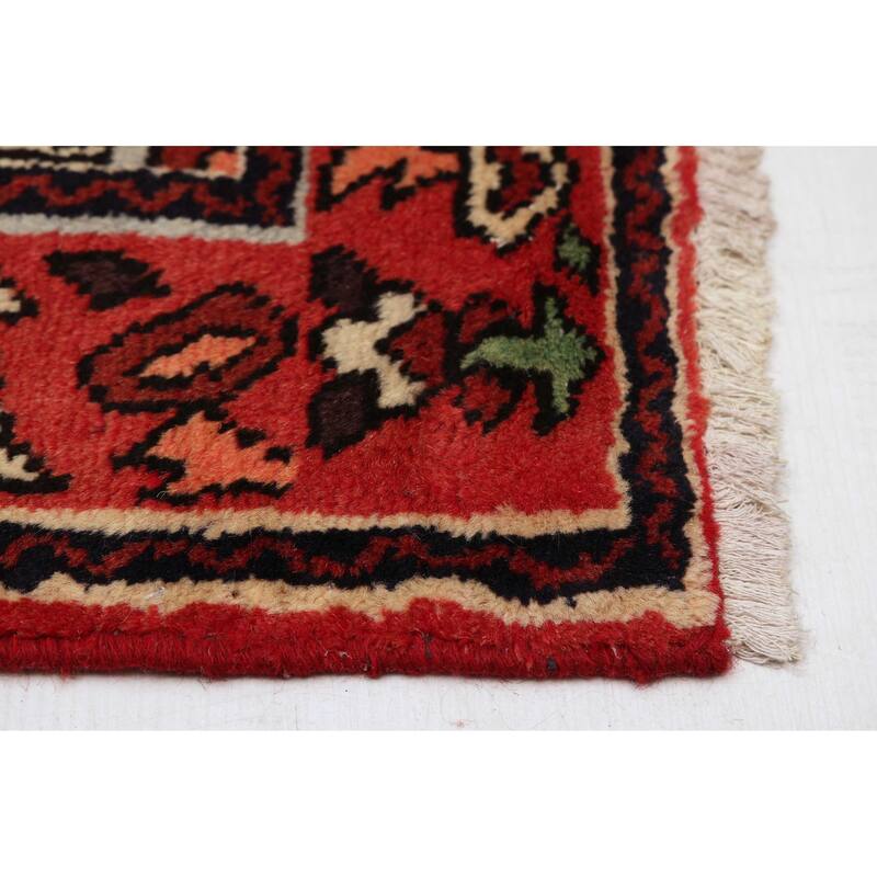 ECARPETGALLERY Hand-knotted Anadol Red Wool Rug - 3'3 x 4'11