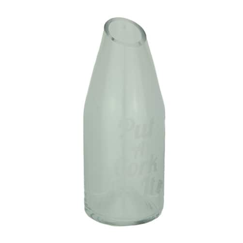 Shop Clear Glass Bottle Carafe Decorative Wine Cork Holder 8 X