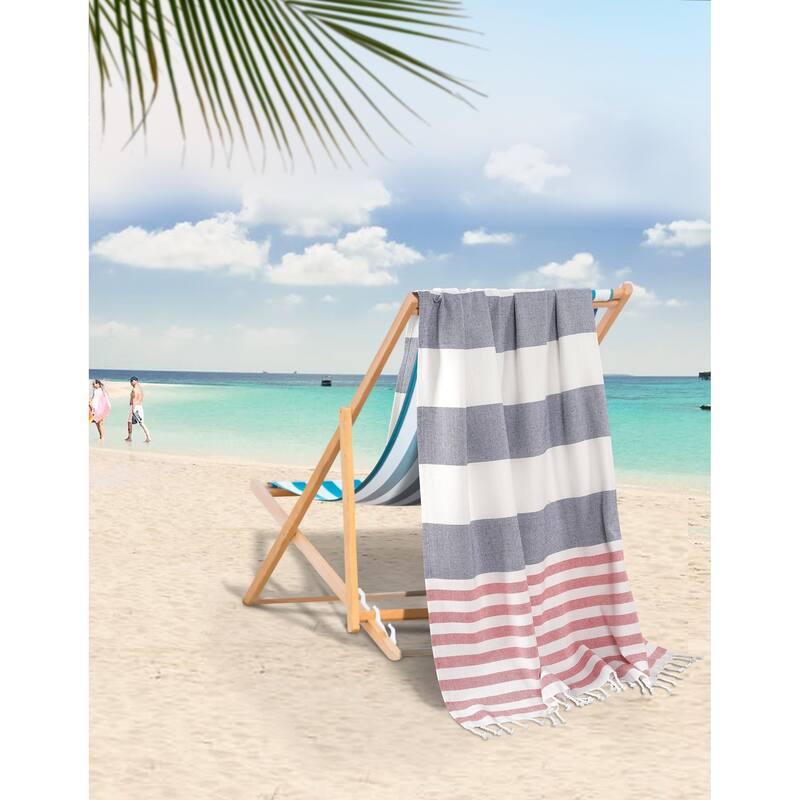 Beach Towels 6 Pack,100% Cotton Bulk Beach Towels Oversized, Pool Towels Sand Free Beach Towel, Fast Drying Beach Towel, 39"x71"