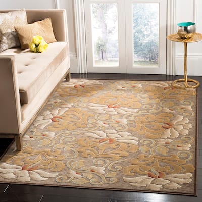 Martha Stewart by SAFAVIEH Handmade Floating Dahlia Viscose Rug