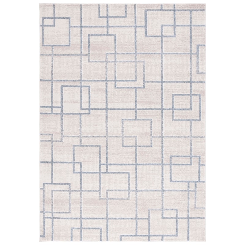 SAFAVIEH Blair Machine Washable Joany Slip Resistant Rug - 8' x 10' - Beige/Grey