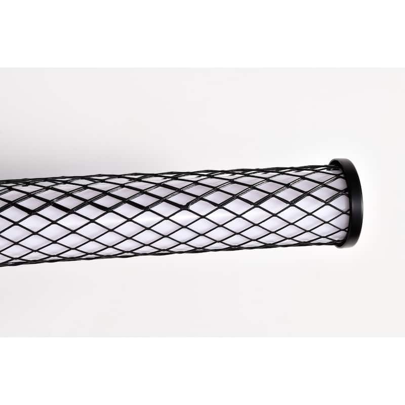 Kingsport 20 Inch LED Vanity Matte Black Acrylic Lens