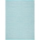 preview thumbnail 31 of 46, SAFAVIEH Flatweave Montauk Sigurosk Casual Cotton Rug 8' x 10' - Aqua/Blue - Rectangle