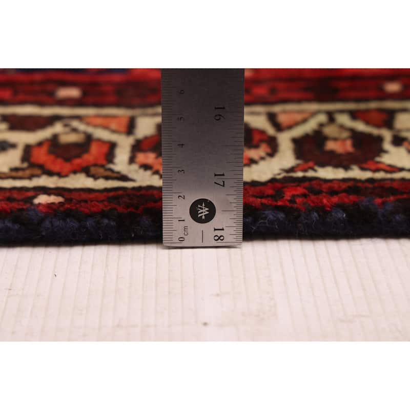 ECARPETGALLERY Hand-knotted Andelz Navy Wool Rug - 3'4 x 9'10