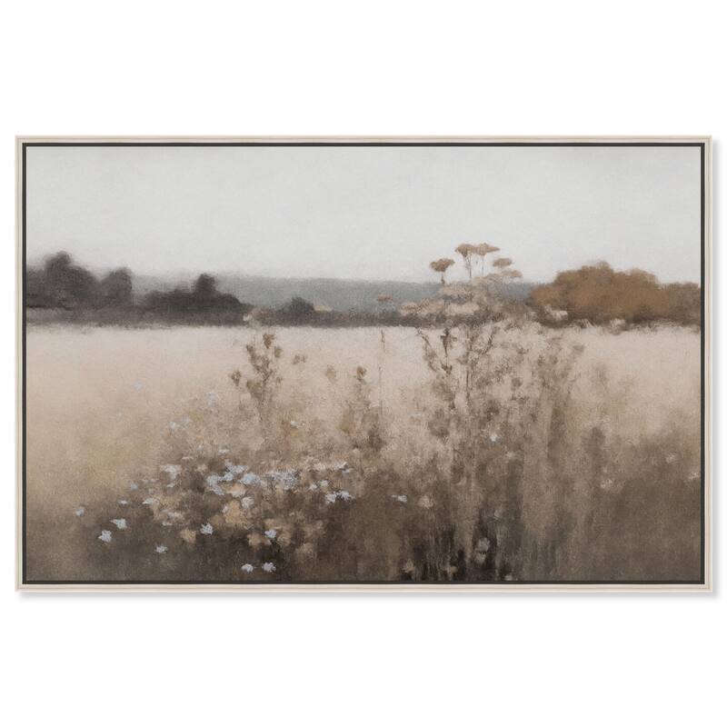 Distant Grove Canvas by Art Remedy - Silver - 54" x 36"