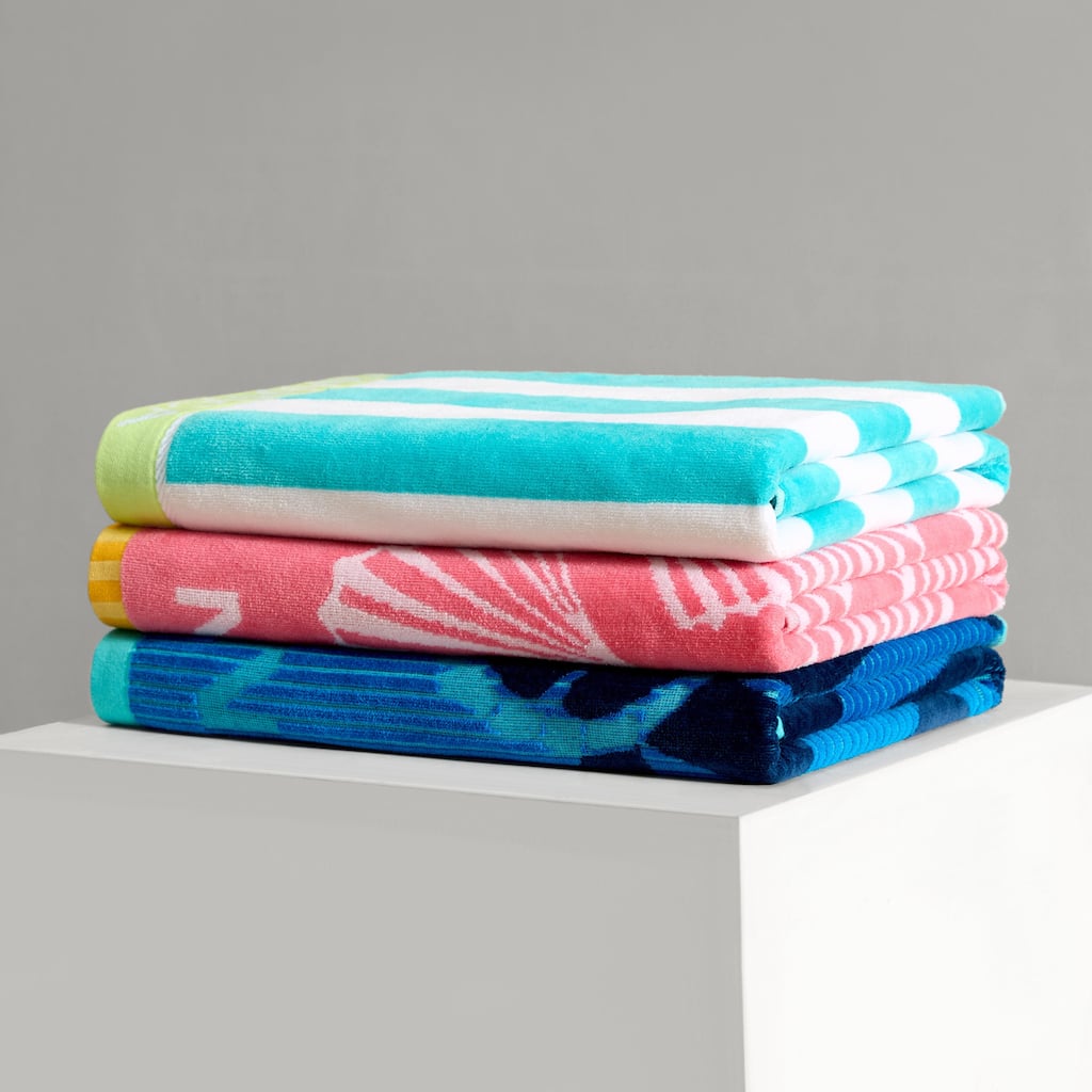 Nautica Printed 2 Piece Beach Towel Set - 36 x 72