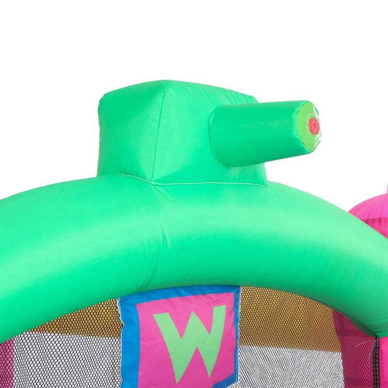 Leadzm Inflatable Bounce House Tank Jumper Slide Water Kids Castle + Blower + Carry Bag