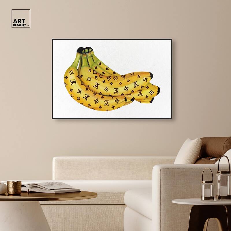 Fashion Bananas III Canvas by Art Remedy