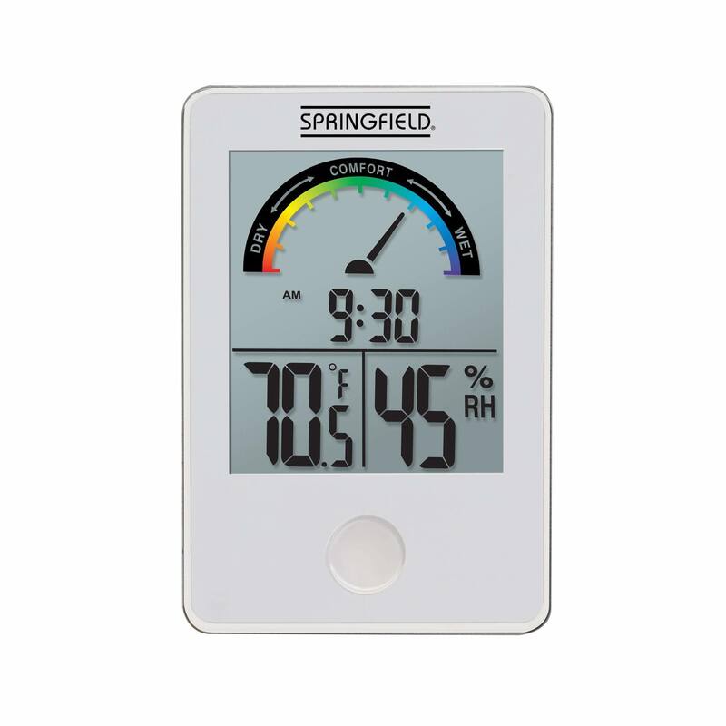 Taylor Springfield Wireless Digital Indoor Comfort Level Thermometer - 3.54" H