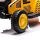 preview thumbnail 39 of 44, 12V Kids Ride On Electric Tractor Black Knight, 2WD, Non-Skid Tires, Bluetooth, Music, MP3, Foot Pedal & Storage Tug