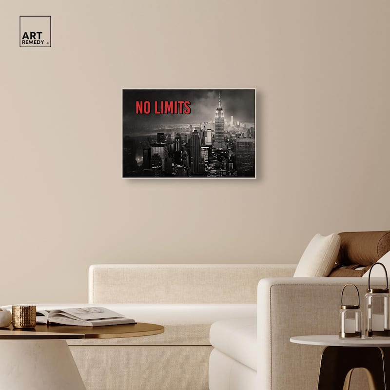 No Limits City Canvas by Art Remedy