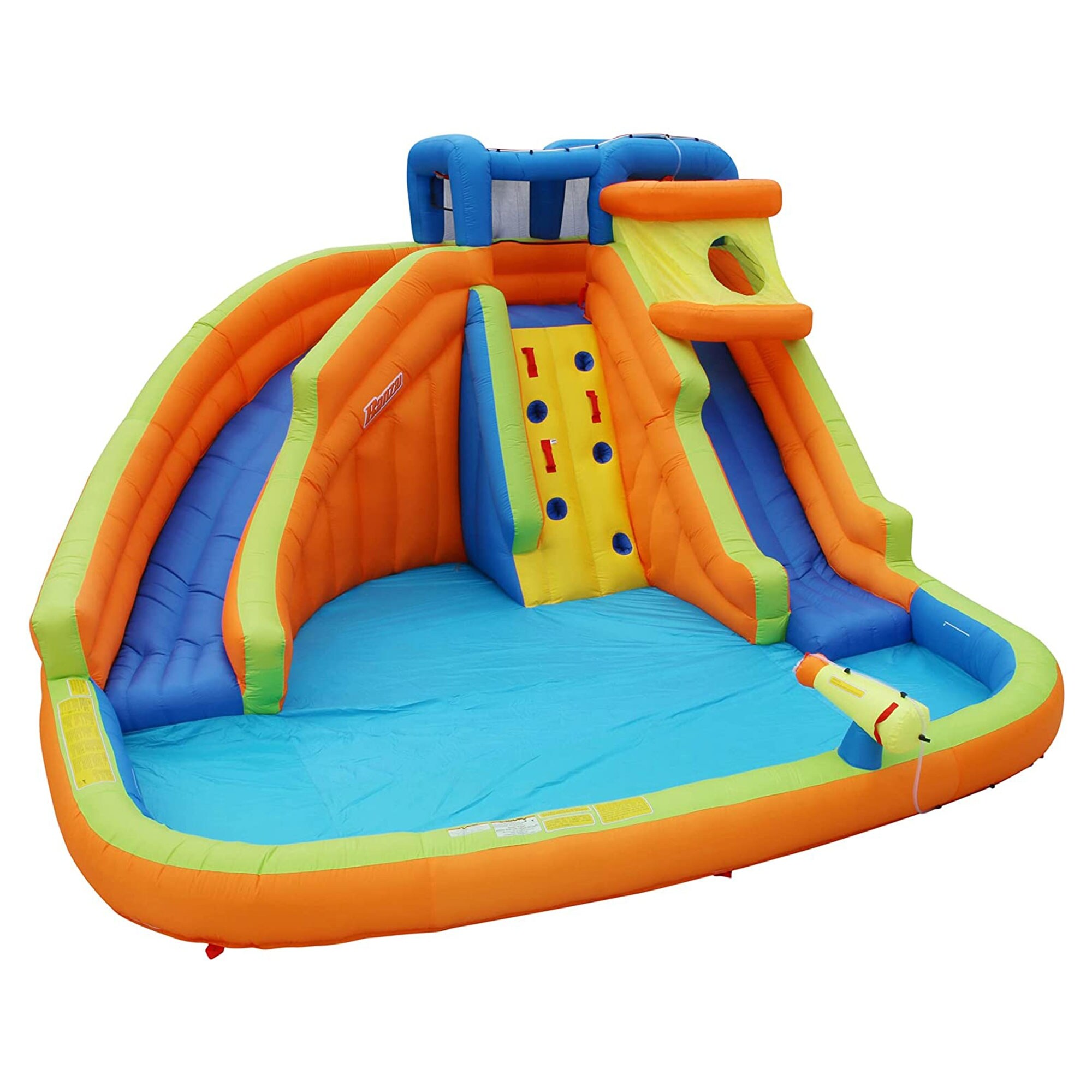 ＢＡＮＺＡＩ　ＤＵＡＬ　ＴＲＵＥ　ＢＹＰＡＳＳ　ＢＯＸ Banzai Drop Zone Kids Inflatable Water Park and Battle Bop Combo