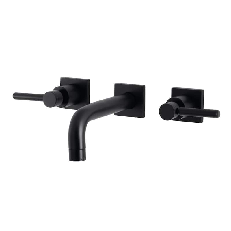 Kingston Brass Concord Two-Handle 3-Hole Wall Mount Bathroom Faucet
