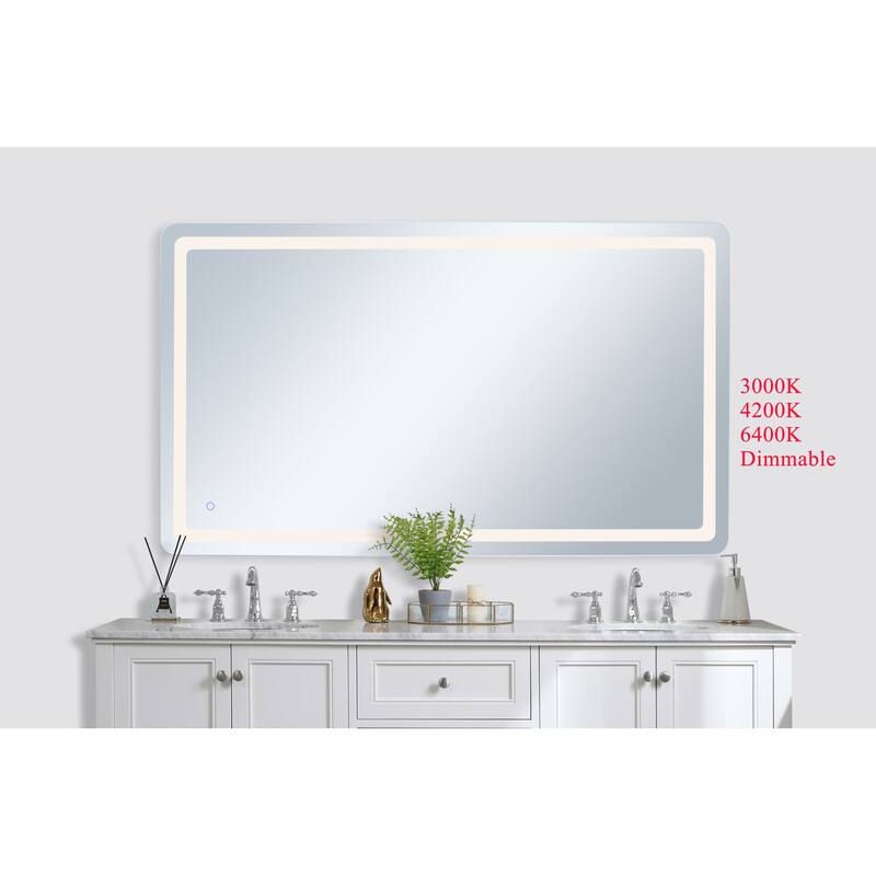 Elegant Lighting MRE34272 Genesis 72" W x 42" H Transitional