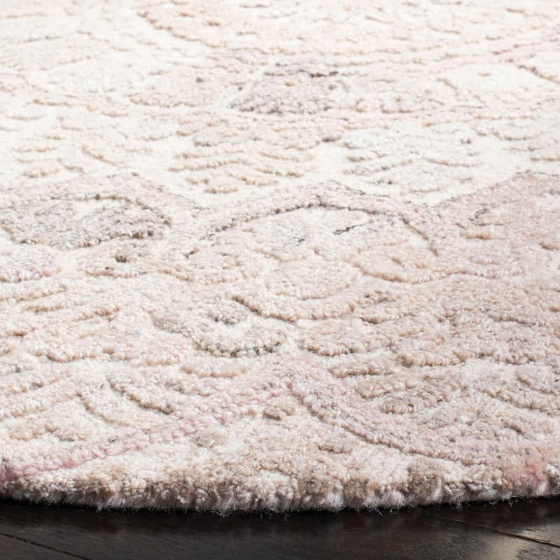 SAFAVIEH Handmade Marquee Genta Modern Medallion Wool Rug