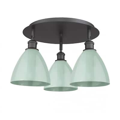 Innovations Lighting 516-3C-11-19 Ballston Flush Ballston 3 Light 19"