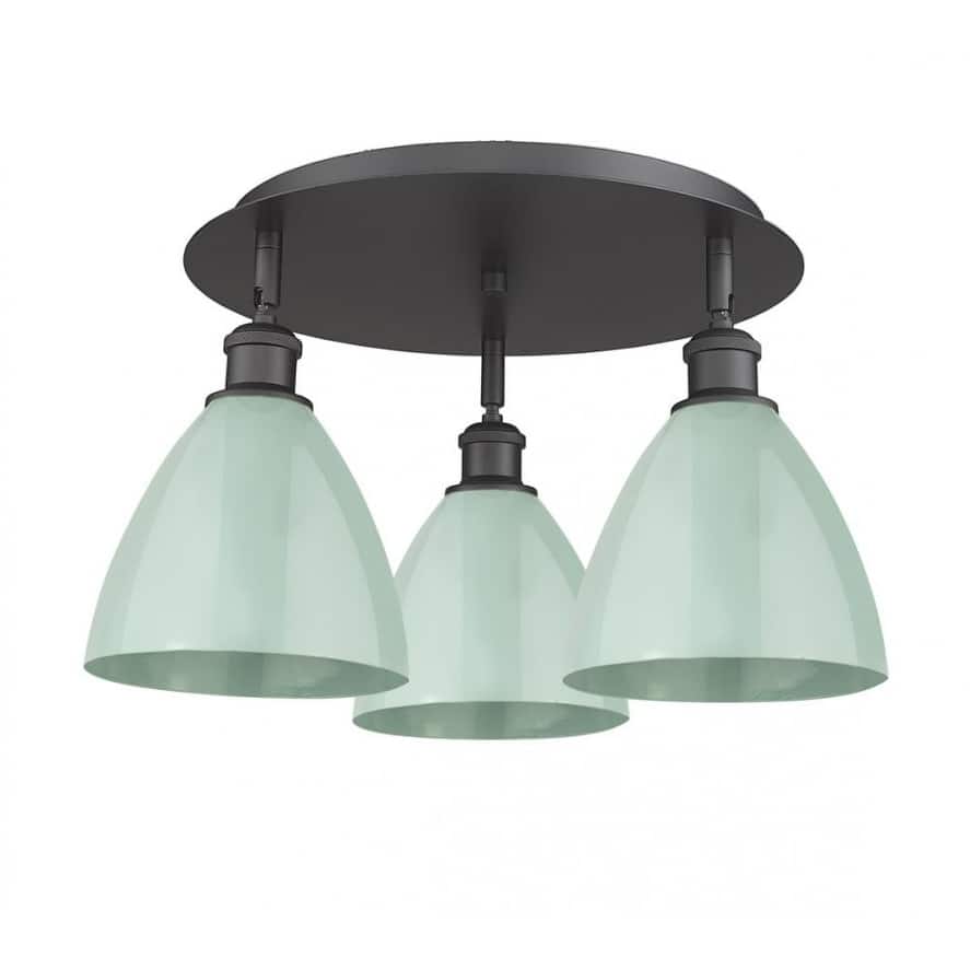 Innovations Lighting 516-3C-11-19 Ballston Flush Ballston 3 Light 19"