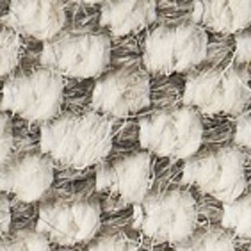 18" Modern Beige Wool Pouf Geometric Pattern Ottoman Square Floor Seat with Zipper Closure