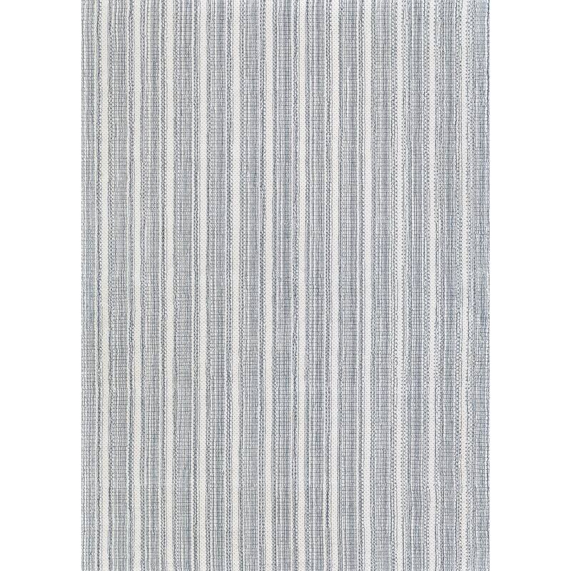 Handmade Alta Stripes Wool Area Rug - 6' x 9' - Green