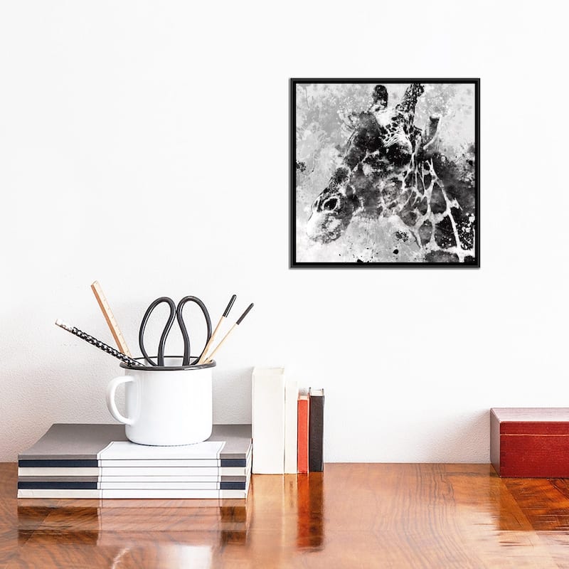 iCanvas "Giraffe" by Carol Robinson Framed Canvas Print