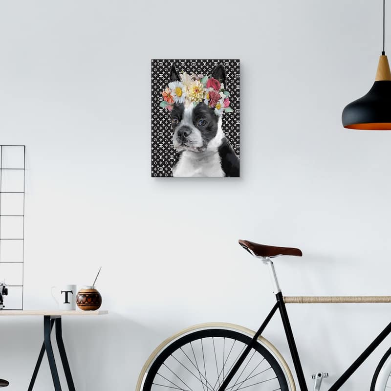 Puppy Luxe II Canvas Art Print