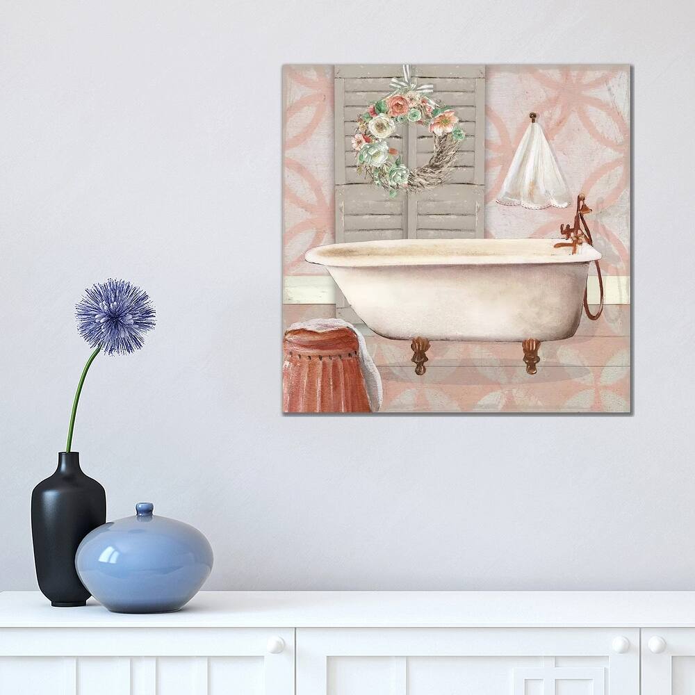 iCanvas "Blushing Bath II" by Carol Robinson Canvas Print