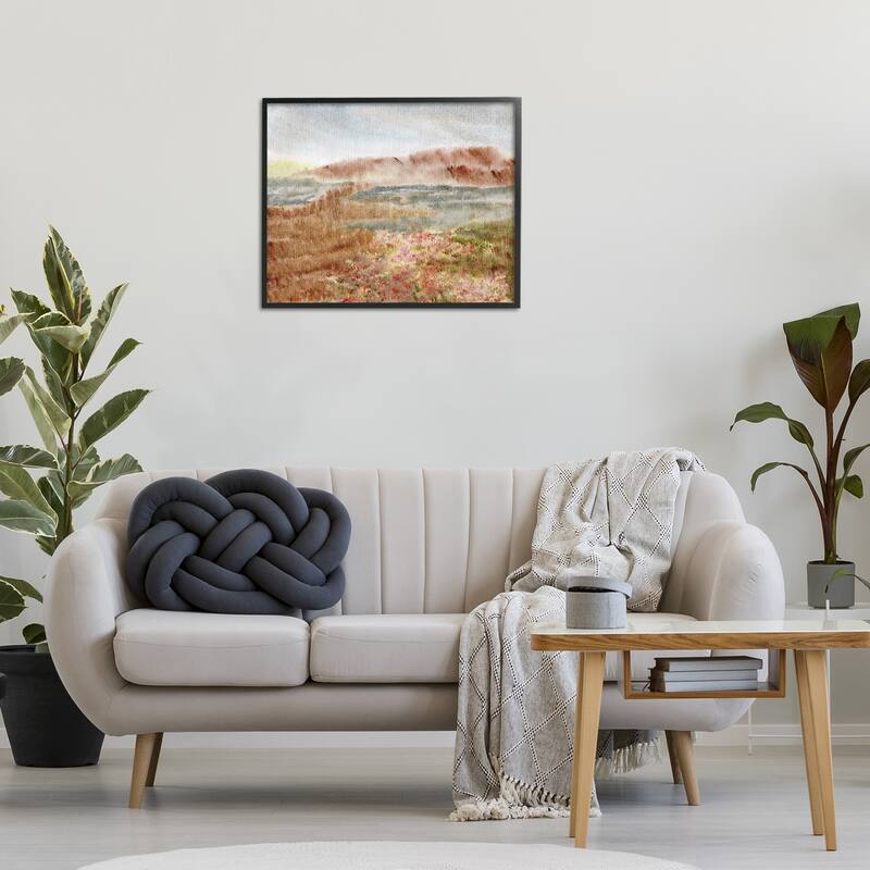 Stupell Vast Earthy Desert View Framed Giclee Art Design By Nikita Jariwala
