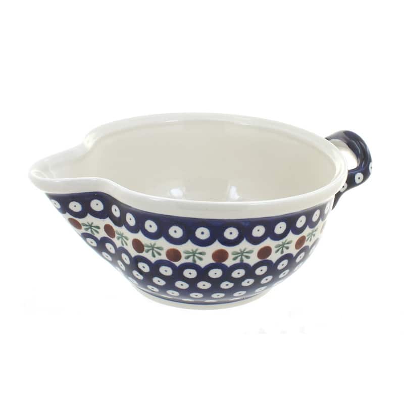 Blue Rose Polish Pottery 1252 Zaklady Batter Bowl - Nature