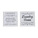 preview thumbnail 3 of 5, White Wood Farmhouse Wall Decor Text (Set of 2)