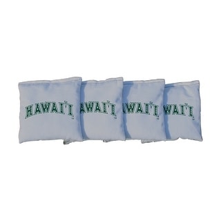 Hawaii Manoa Rainbow Warriors Gray Cornhole Bags