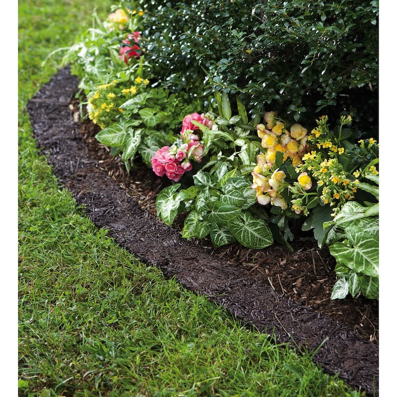 Permanent Mulch Recycled Rubber Border