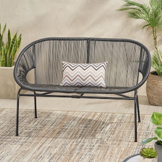 Naomi Outdoor Hammock Loveseat Bench by Christopher Knight Home