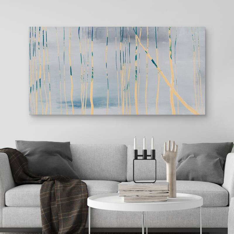 Birches by John Burrows Canvas Art Print