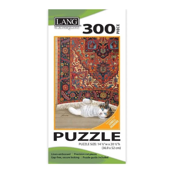 slide 1 of 2, The Lang Companies Rose Design Puzzle (300-Piece)