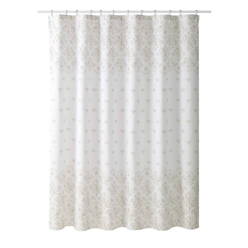 Jessica Simpson 13-Piece Shower Curtain and Hooks Set