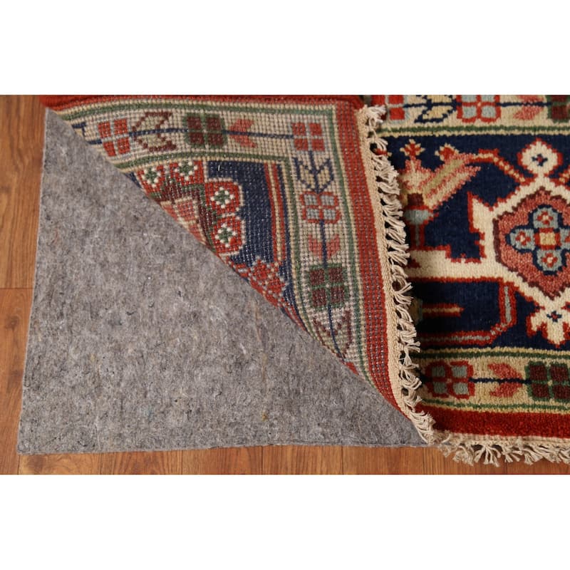 Orange Heriz Serapi Indian Area Rug Handmade Wool Carpet - 9'0"x 11'9"